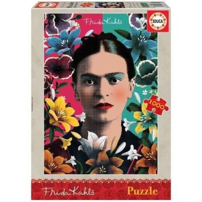 Puzzle 1000 pièces Frida Kahlo - EDUCA - Humains et célébrités