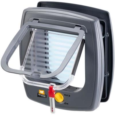 Chatière FERPLAST Swing 5 - Gris pour Chat - 22,5 x 16,2 x 25,2 cm