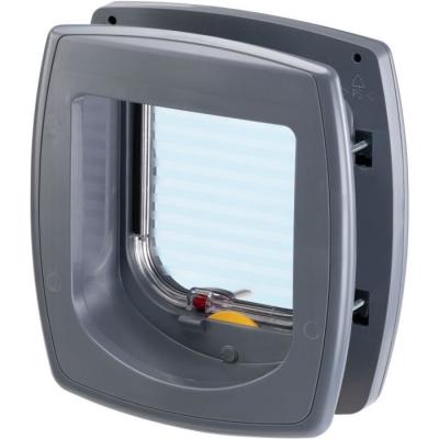 Chatière FERPLAST Swing 5 - Gris pour Chat - 22,5 x 16,2 x 25,2 cm