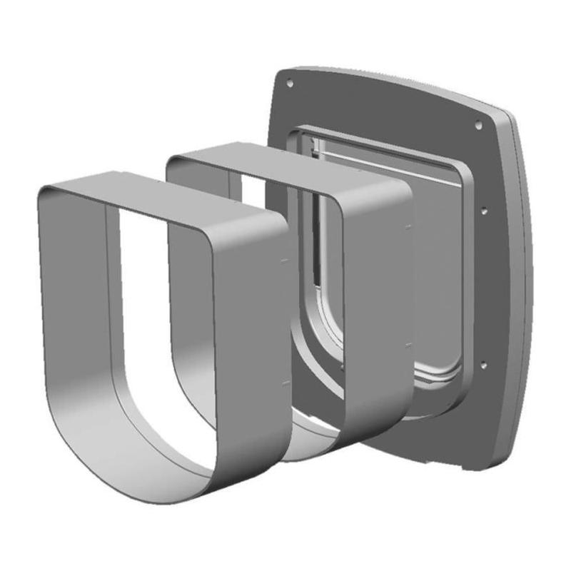 Extension Tunnel FERPLAST pour Chatières Swing - Gris