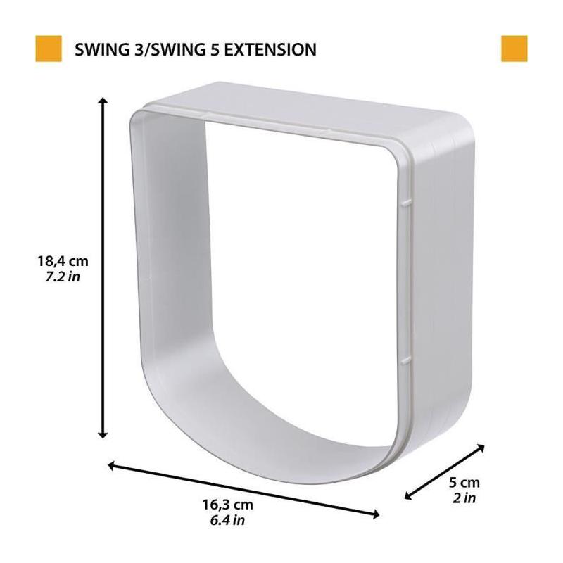 Extension Tunnel FERPLAST pour Chatières Swing - Gris