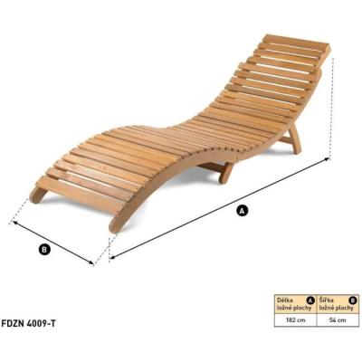 Chaise longue ADRIA - Profitez du soleil en toute élégance