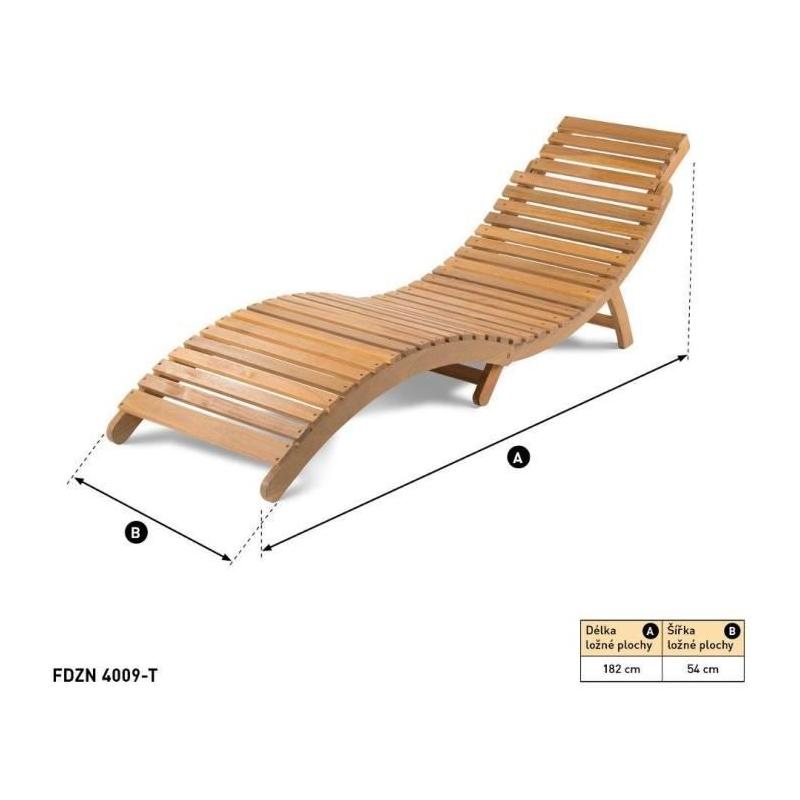 Chaise longue ADRIA - Profitez du soleil en toute élégance