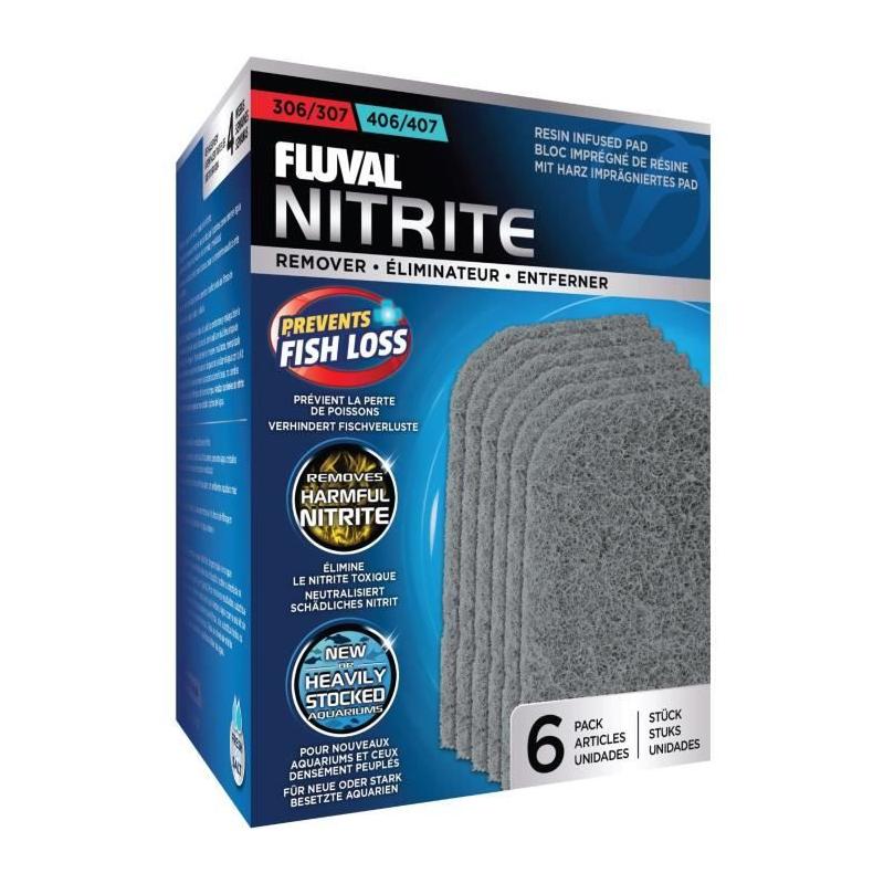 Filtre anti-nitrate Fluval 307/407 - 6 pcs - Bleu pour poissons d'eau froide