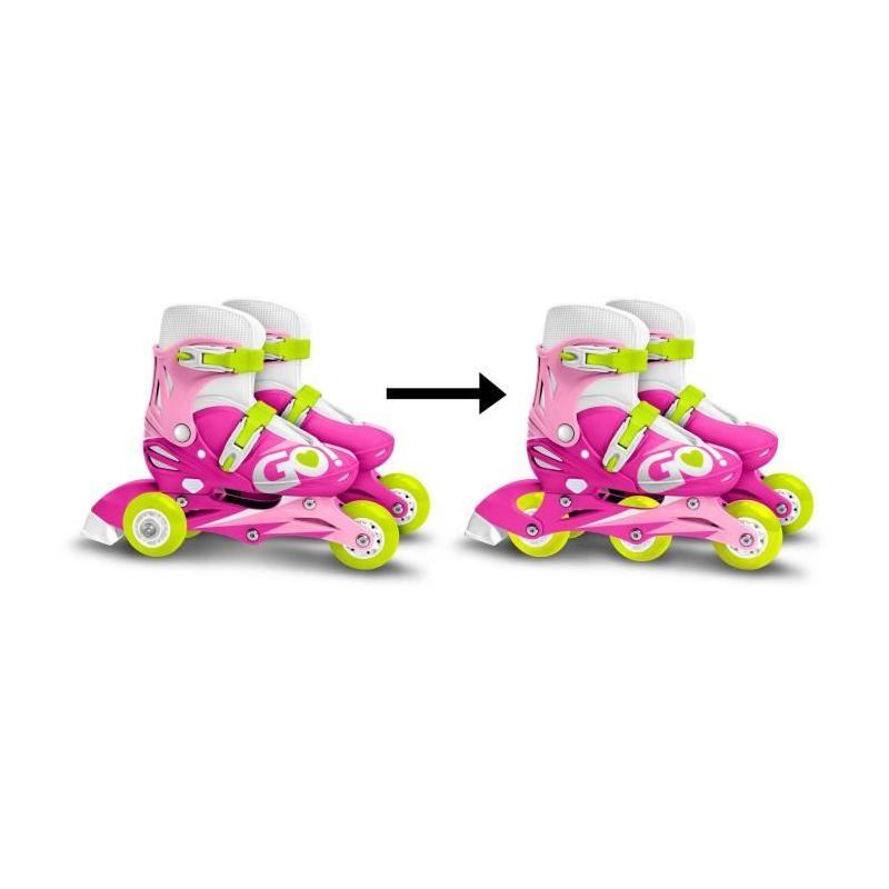 Patins en Ligne 2 en 1 Fille Taille 27-30 - SKIDS CONTROL