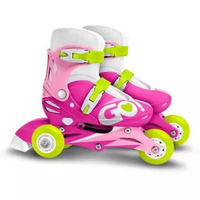 Patins en Ligne 2 en 1 Fille Taille 27-30 - SKIDS CONTROL Patins en Ligne 2 en 1 Fille Taille 27-30 - SKIDS CONTROL