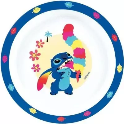 Ensemble repas Stitch et Angel - Fun House - Lot vaisselle