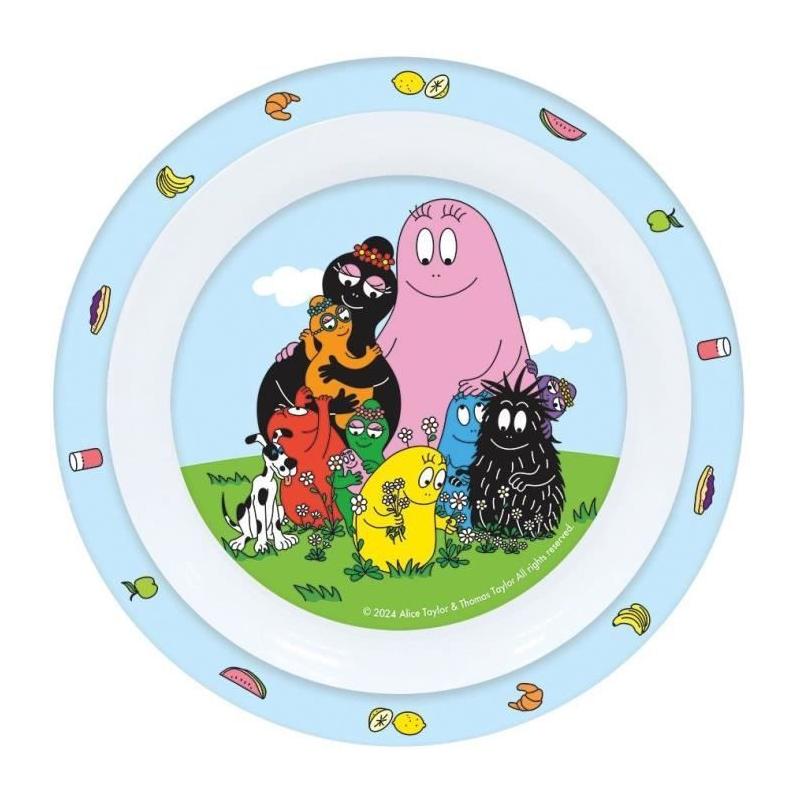 Lot vaisselle BARBAPAPA FUN HOUSE - Pour des repas colorés!