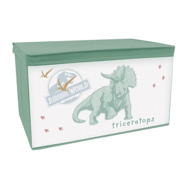 Coffre à jouets dinosaures Jurassic World - Pratique et amusant!