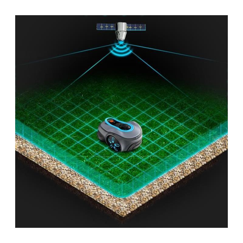 Tondeuse robot GARDENA Smart SILENO Free 800 - Sans câbles - Surface 800 m²