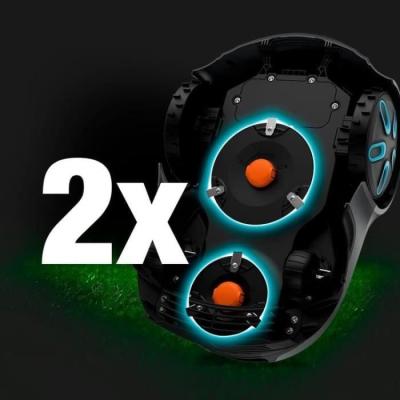 Tondeuse robot GARDENA Smart SILENO Free 1500 - Sans câbles - 1500m²