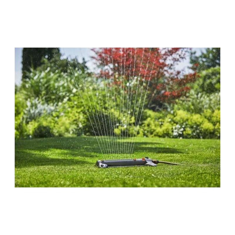 Arroseur oscillant GARDENA AquaZoom L - 350m² - 21m - Résistant UV et gel