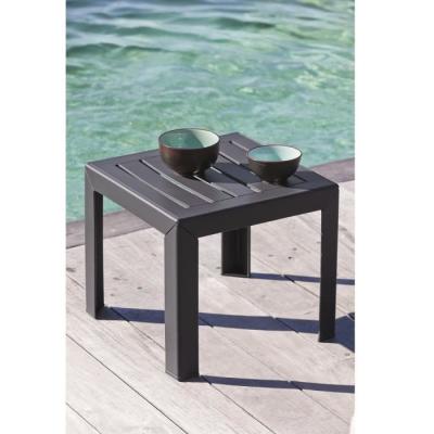 Table basse GROSFILLEX Miami Anthracite 40x40 - Style et solidité