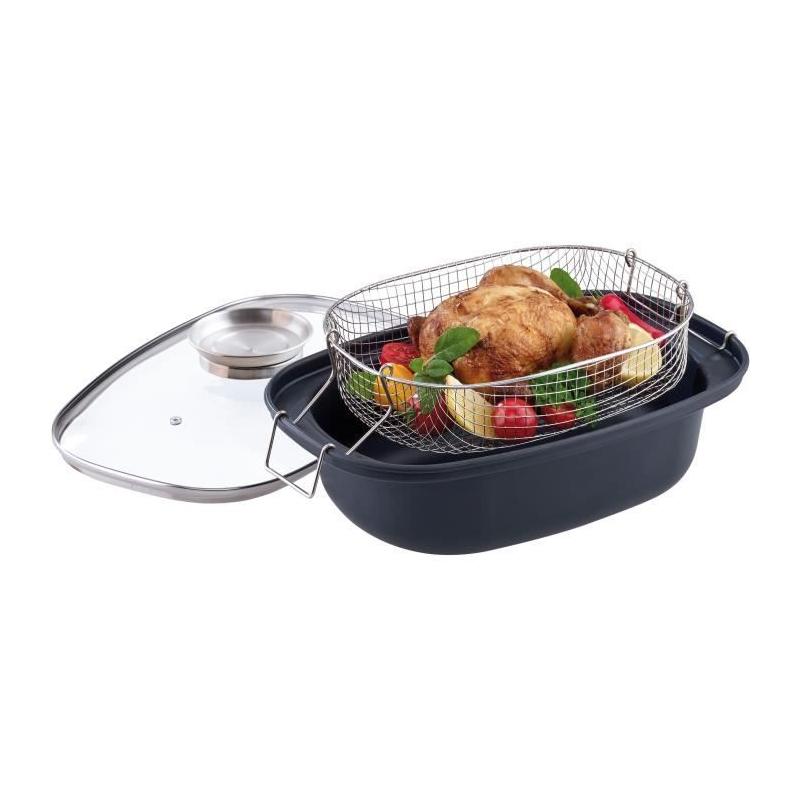 Cocotte arôme avec panier friture GSW 4 L 32 cm