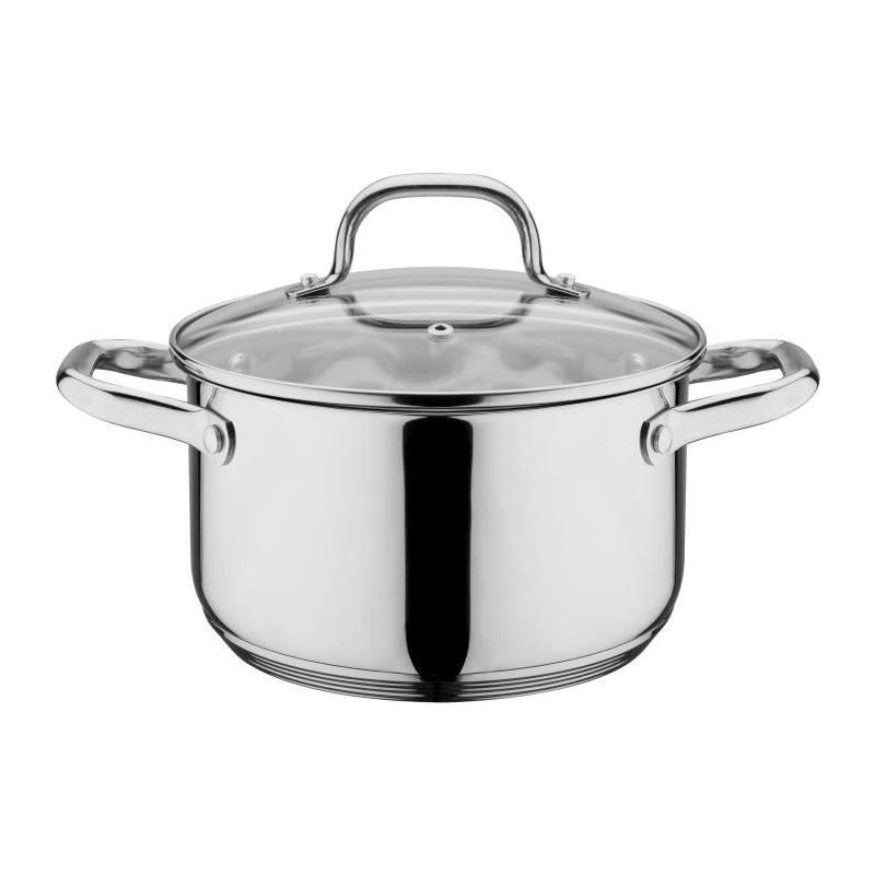 Ensemble de cuisine GSW Trentino 10 pièces - Acier inoxydable massif
