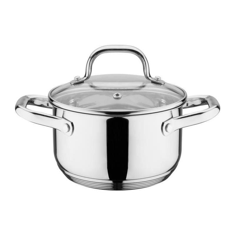Ensemble de cuisine GSW Trentino 10 pièces - Acier inoxydable massif