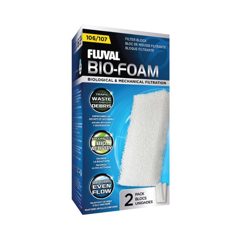 Bloc de mousse FLUVAL 106 pour aquarium - Filtration efficace