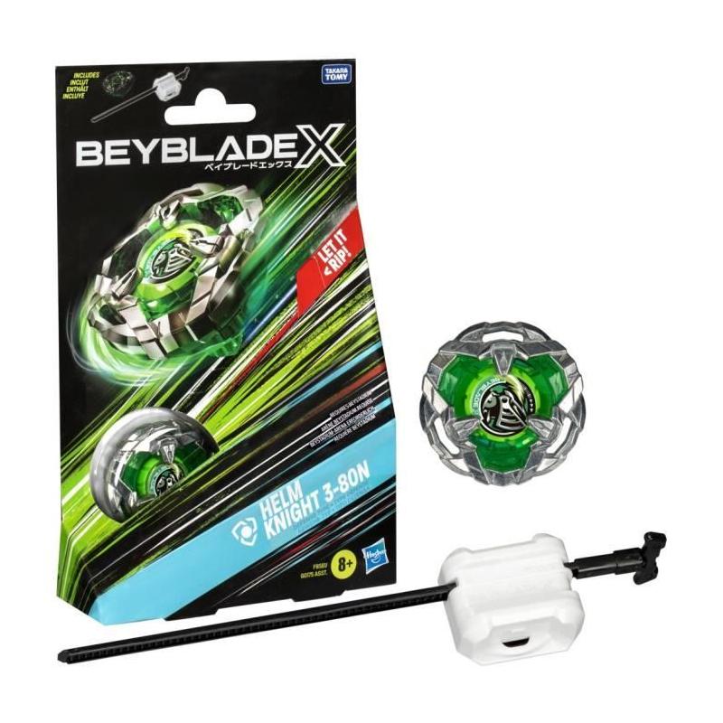 Beyblade X Starter Pack Helm Knight 3-80N - Toupie de compétition défense