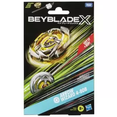 Beyblade X Starter Pack Arrow Wizard 4-80B - Toupie de compétition endurance !