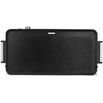 Plancha électrique double zone 50x25cm - Puissance 1800W