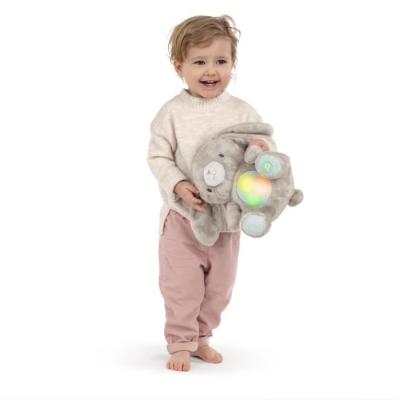 Doudou lapin Sylvi: peluche musicale et lumineuse pour bébé