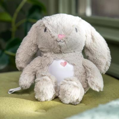Veilleuse musicale et apaisante pour bébé - Doudou lapin Sylvie