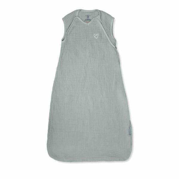 INGENUITY Gigoteuse d'Emmaillotage, sac de couchage Vert sauge en mousse de coton, TOG 1. évolutive de 3 a 18 mois certifié oe