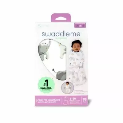 Gigoteuse d'Emmaillotage Éléphant - Douillette Évolutive 3-6 mois