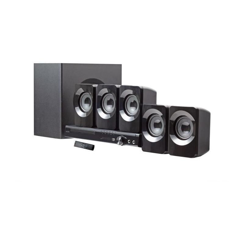 Système Home cinéma 5.1 INOVALLEY avec caisson de basse Bluetooth et lecteur DVD