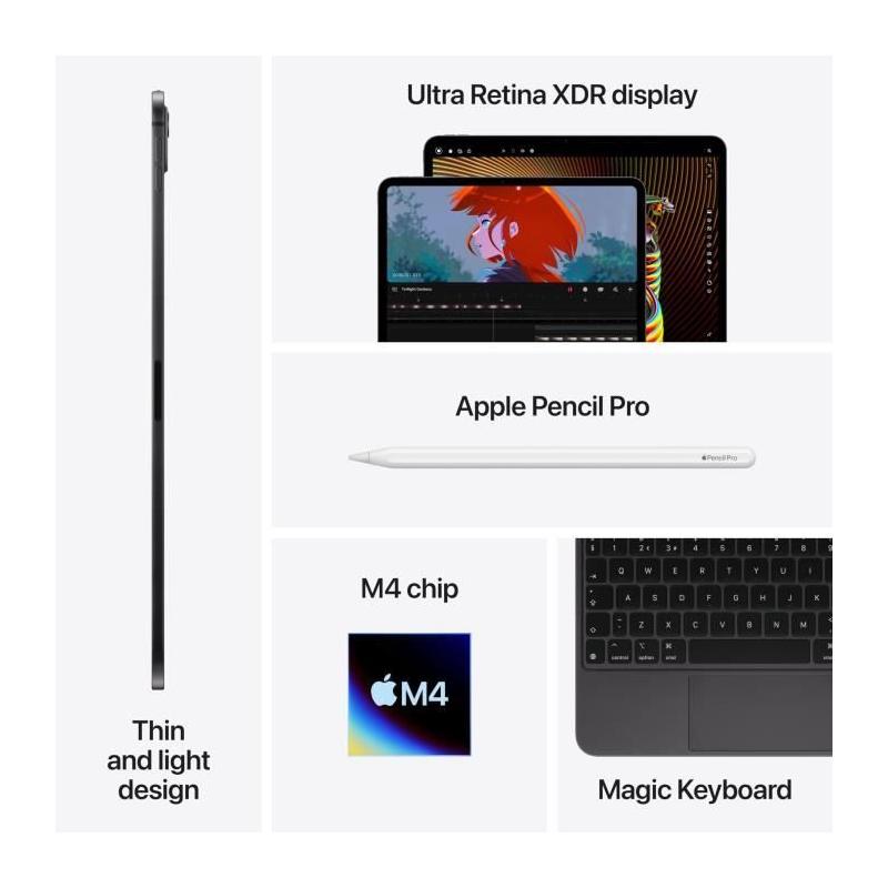 iPad Pro 2024: 11" WiFi 512Go Noir sidéral