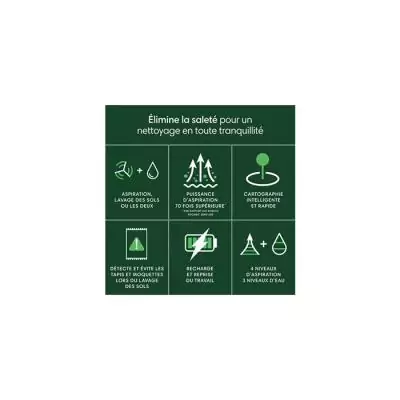 Aspirateur balai robot iRobot Roomba 105 Combo - Blanc