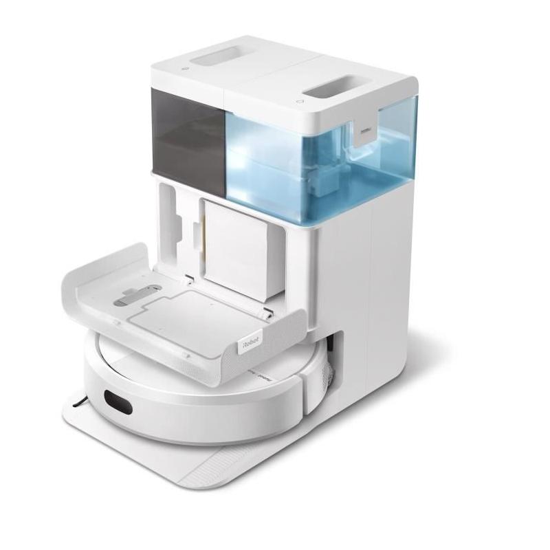 Aspirateur robot laveur IROBOT Roomba Plus 405 Combo - 7000 Pa - Blanc