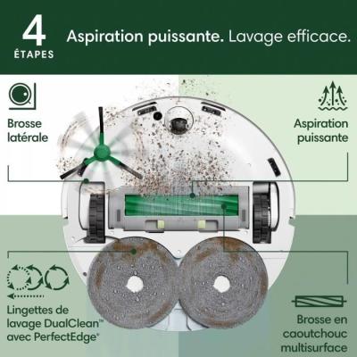 Aspirateur robot laveur Roomba Plus 505 Combo - Performant et rapide