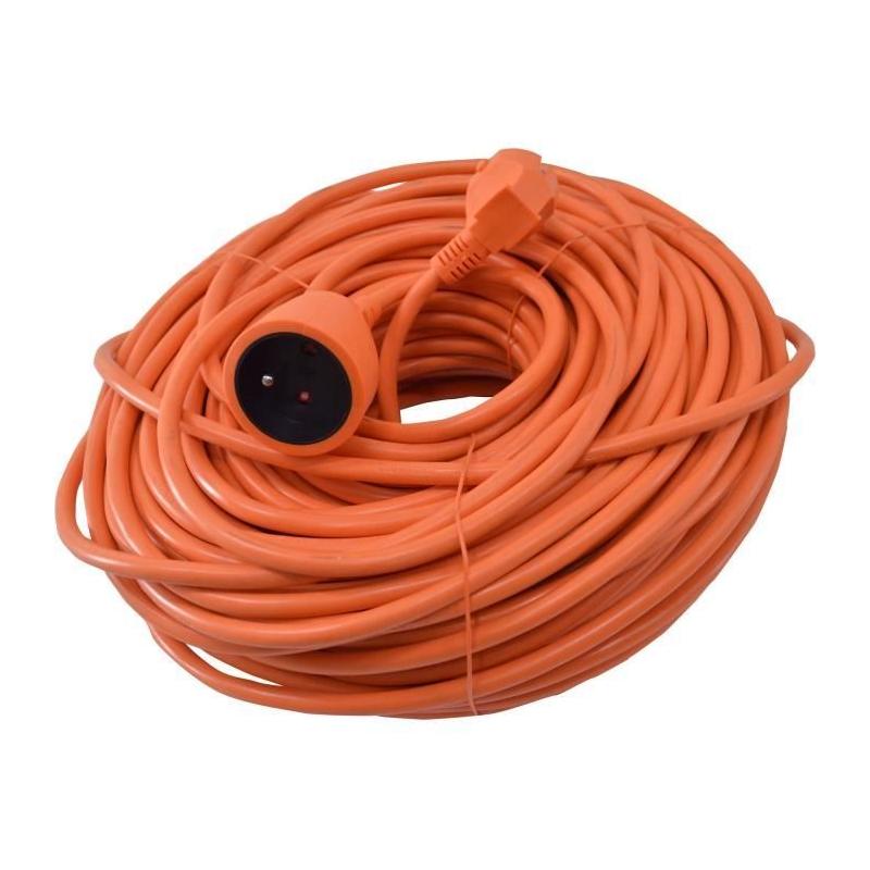 Allonge électrique 50m I-Watts - Rallonge 3G1.5 IP20