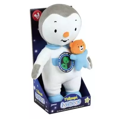 Peluche T'choupi Luminou 25cm - Douceur et lumière assurées! Peluche T'choupi Luminou 25cm - Douceur et lumière assurées!