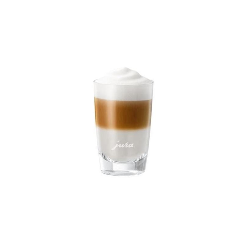 Ensemble de 2 mini verres à latte JURA Macchiato - Idéal pour le petit déjeuner