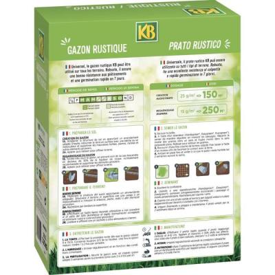Graines de gazon rustique pour 150m² - Rendement exceptionnel