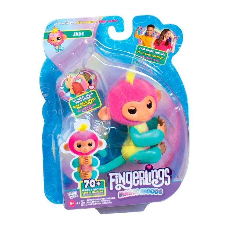 Fingerlings Magic Moods Jade - Jouet interactif pour enfants de 5 ans