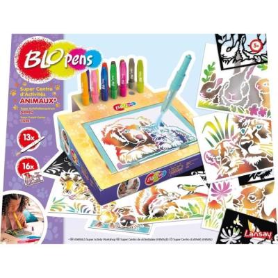 Jeu de coloriage amusant pour enfants - Blopens Animaux de LANSAY