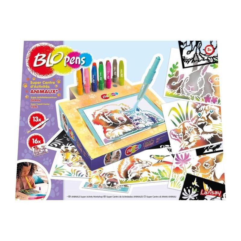 Jeu de coloriage amusant pour enfants - Blopens Animaux de LANSAY