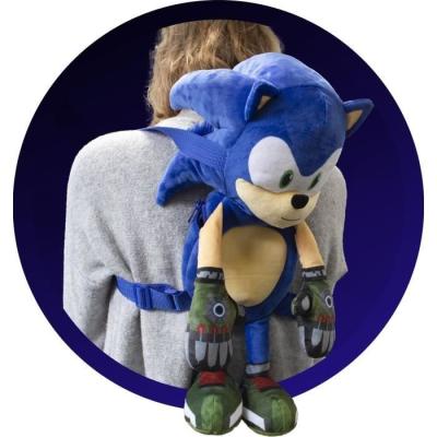Sac à dos en peluche Sonic - le compagnon idéal pour les fans!