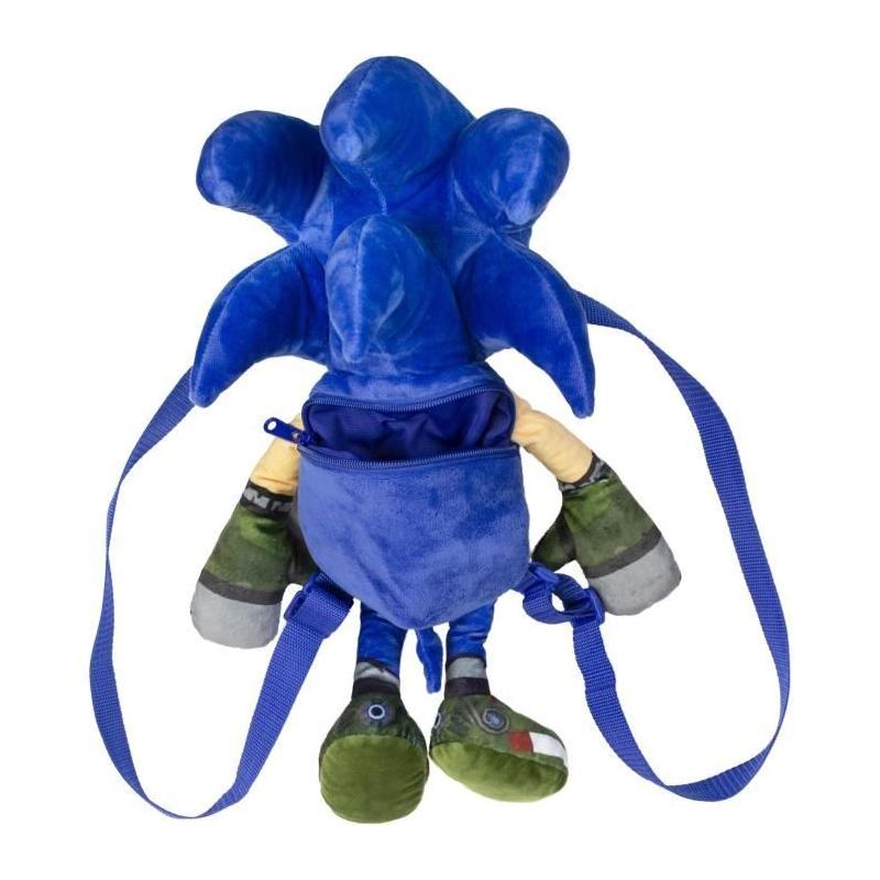 Sac à dos en peluche Sonic - le compagnon idéal pour les fans!