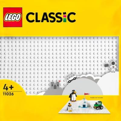 LEGO 11026 Classic: Socle de Base Blanc 32x32 pour Assemblage & Construction