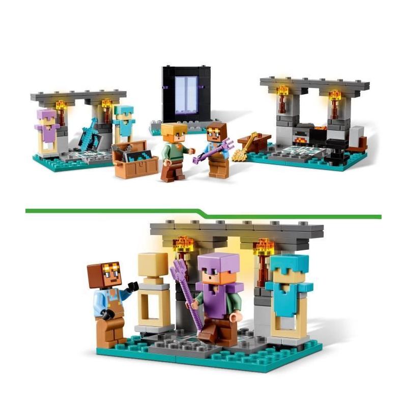 Assemblez l'Armurerie LEGO Minecraft avec Alex!