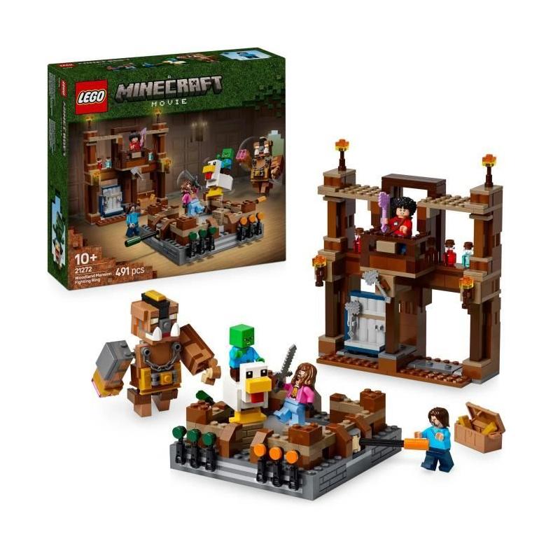 LEGO Minecraft 21272 Le Ring du Manoir des Bois - Construction pour garçon de 10 ans