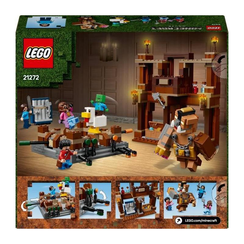 LEGO Minecraft 21272 Le Ring du Manoir des Bois - Construction pour garçon de 10 ans