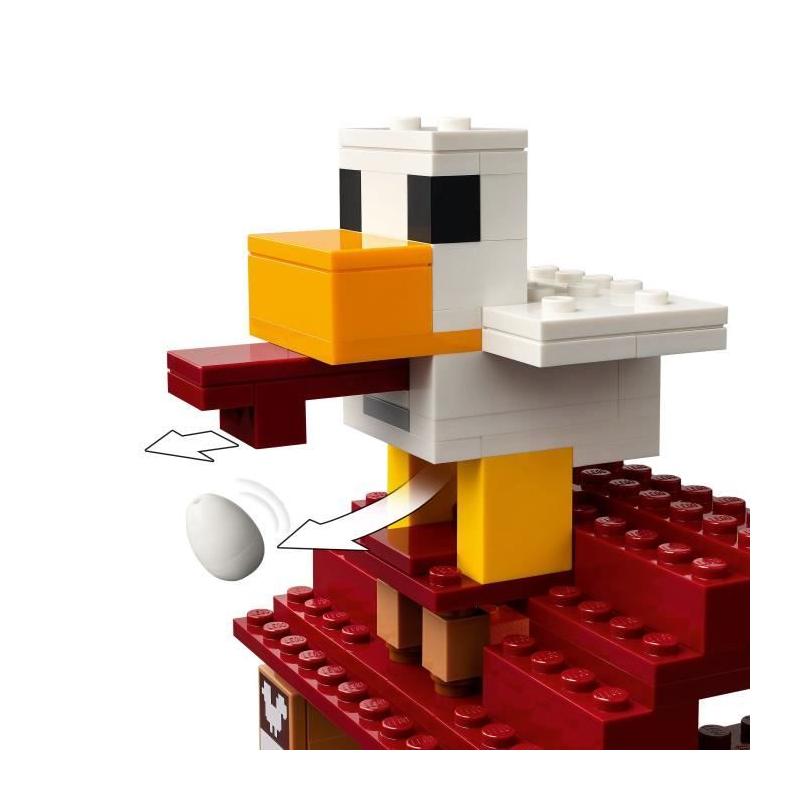 LEGO Minecraft 21273: Les Ghasts attaquent! - Jeu de construction pour garçons de 10 ans