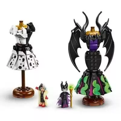 LEGO Disney Villains : Les Robes de Maléfique et Cruella pour filles de 9 ans