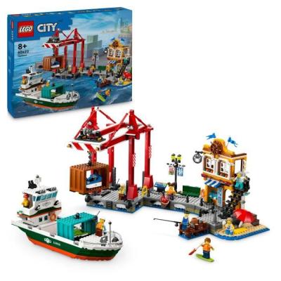 Explorez LEGO City 60422 Le Port et le Navire Marchand!