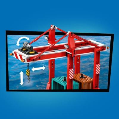 Explorez LEGO City 60422 Le Port et le Navire Marchand!